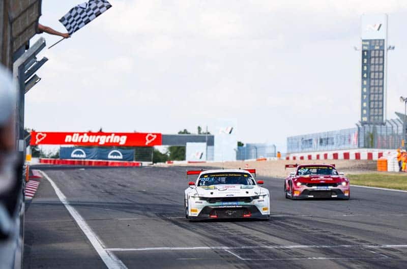 Mustangs on the track