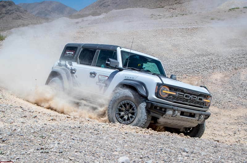 Bronco off-roading