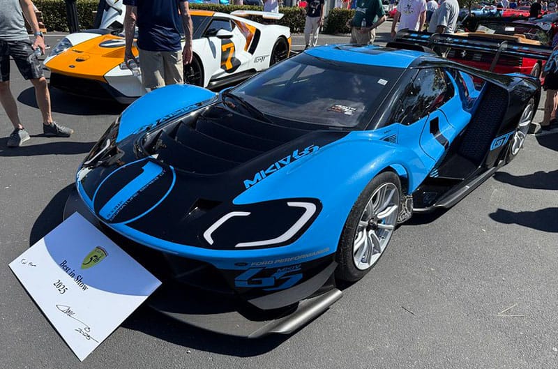 blue and black mustang gt