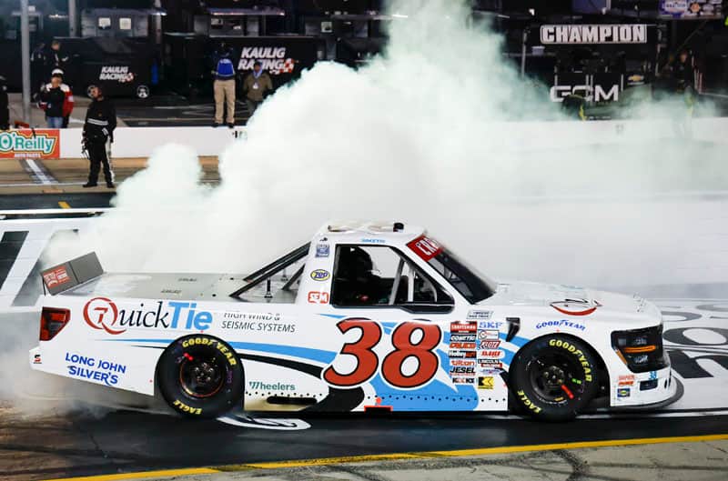 Smith's F-150 on the track