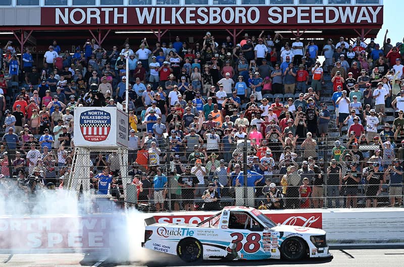 Smith's F-150 on the track