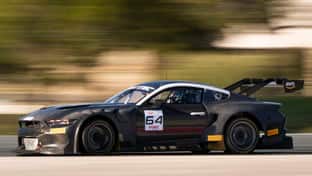 Mustang GT3 on the track