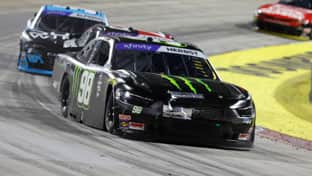 Xfinity Mustang on the track