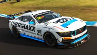 Mustang GT4 on track
