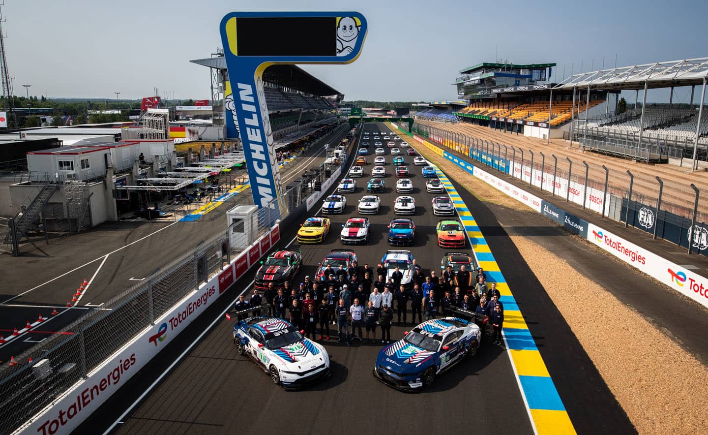 Mustangs on the track