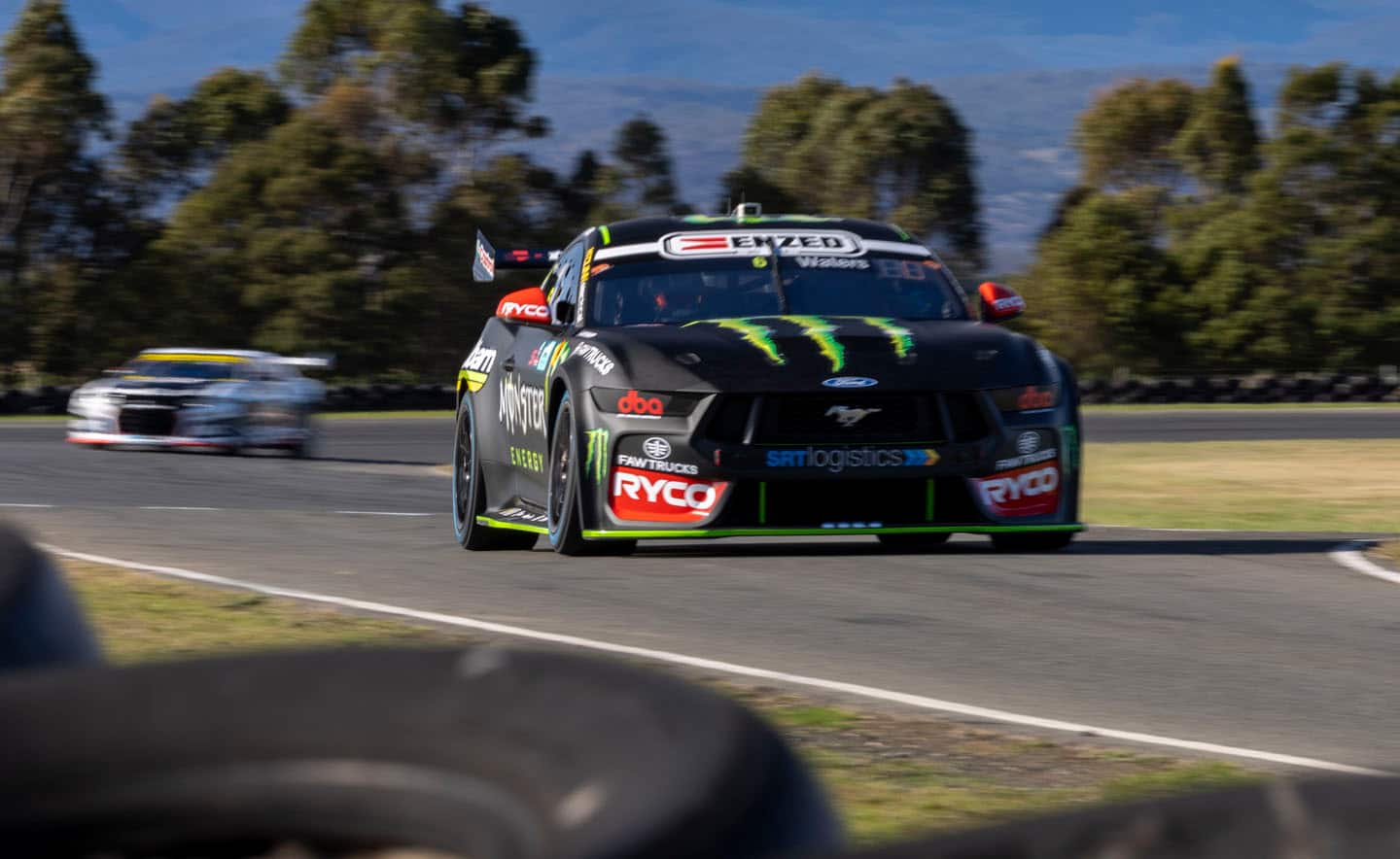 Mustangs on the track