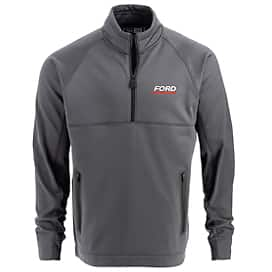 Dark grey Ford Performance Men's 1/4 Zip Pullover