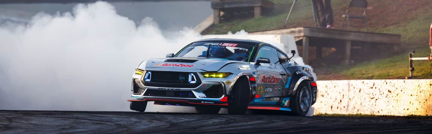 Ford Performance race car in motion