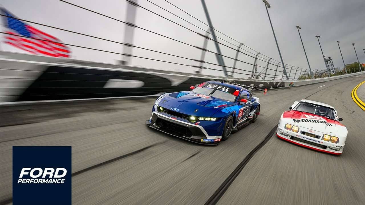 Video of a 1985 Mustang GTO Meeting the Mustang GT3