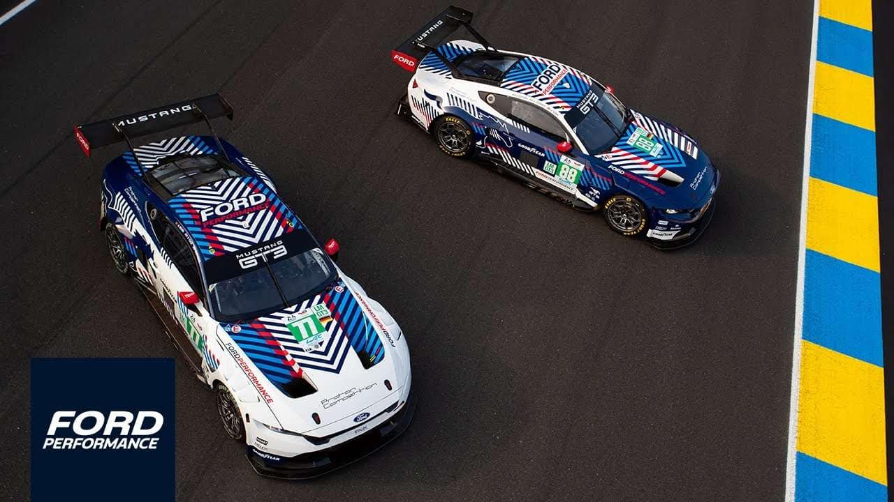 Video of the 2025 24 Hours of Le Mans with the Mustang® GT3