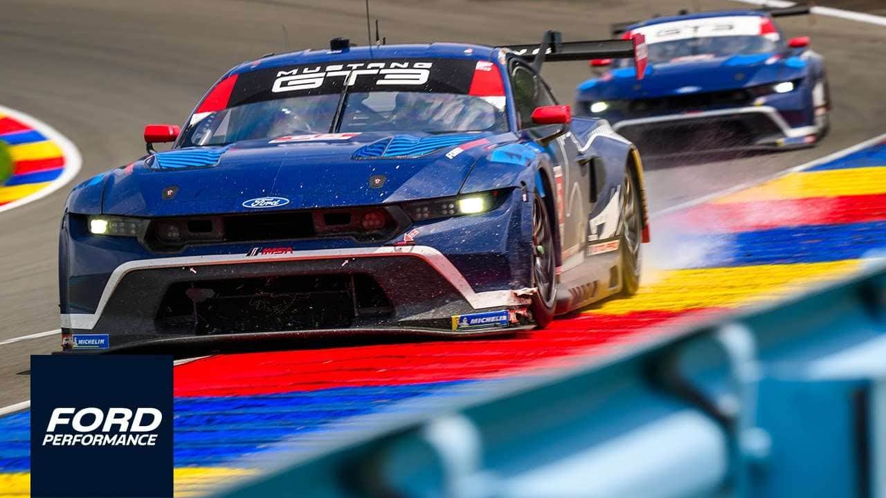 Video of the 2025 IMSA Watkins Glen International with the Mustang GT3