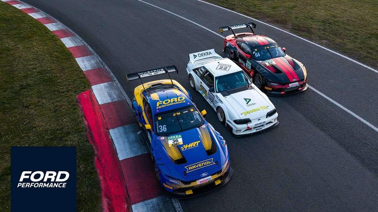 Video of Mustang Through the Years of DTM with the Mustang GT3