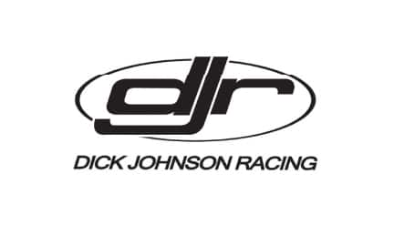 White card with the Dick Johnson Racing logo