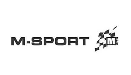 White card with the M-Sport logo