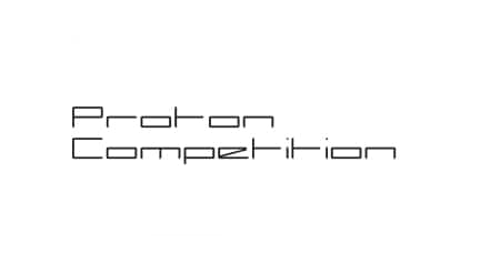 White card with the Proton Competition logo