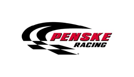 White card with the Team Penske Racing logo