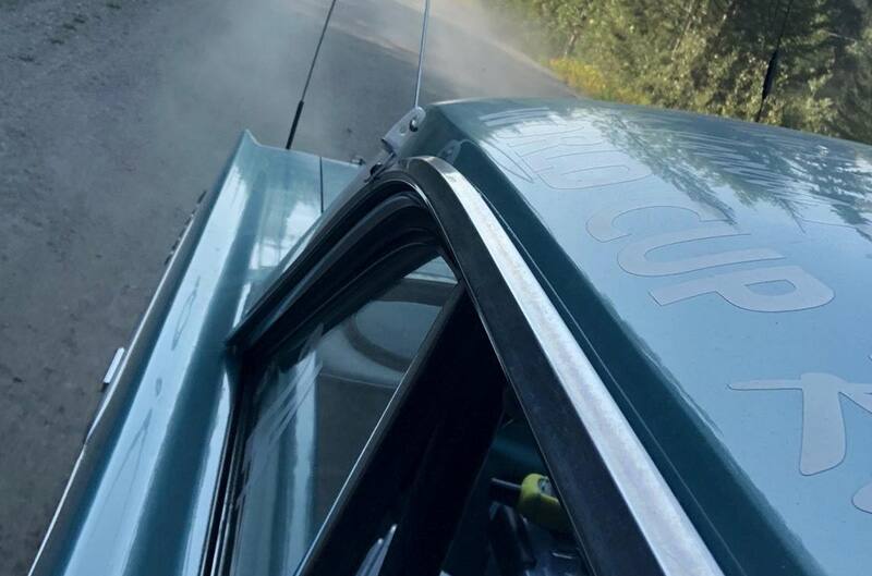 Close up of World Cup Lettering on car