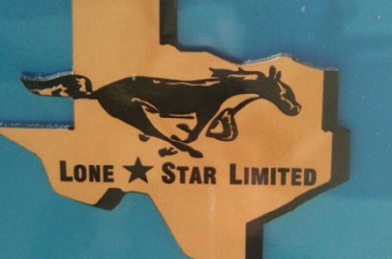 Lone Star Limited emblem with running horse