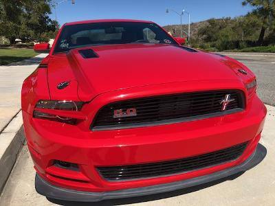 Front photo of custom GT-CS Mustang