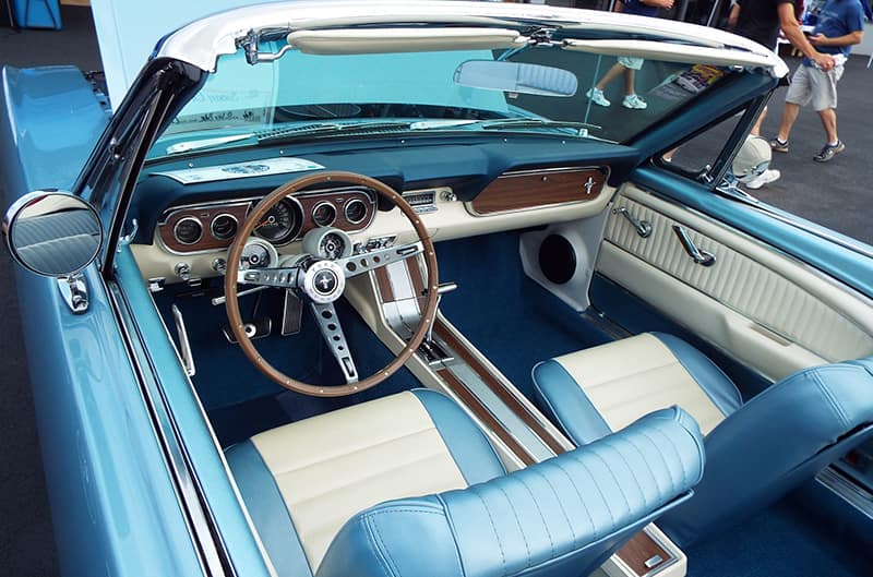 Interior of 1966 Mustang