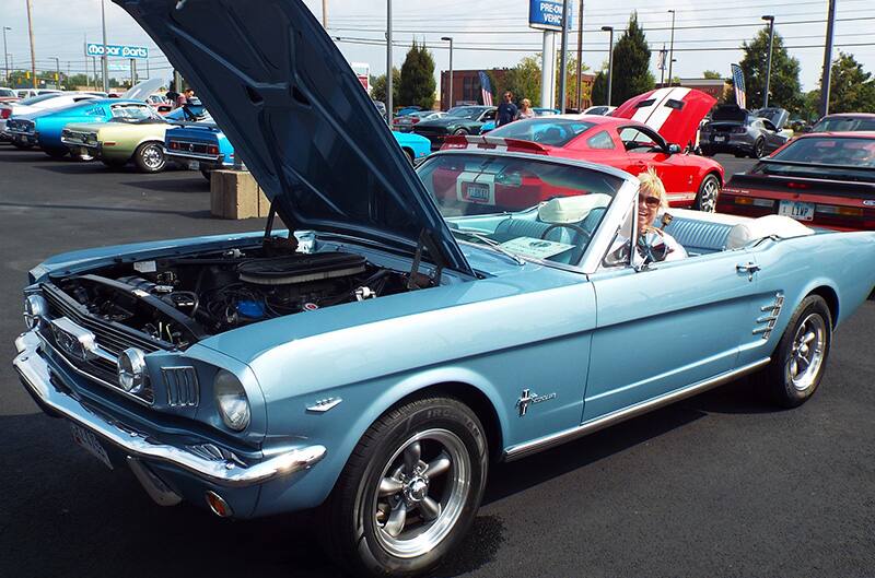 Mustang at Car show