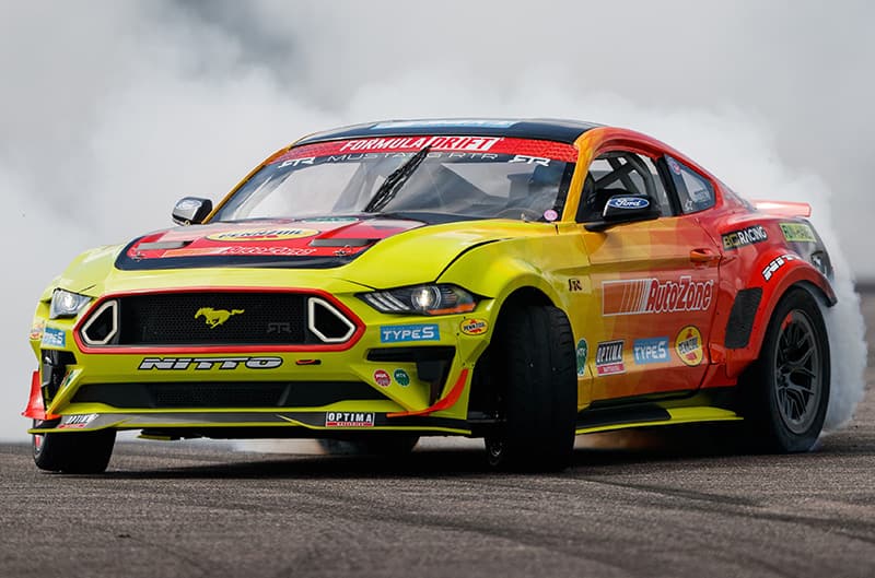 Adam LZ's Mustang drifting