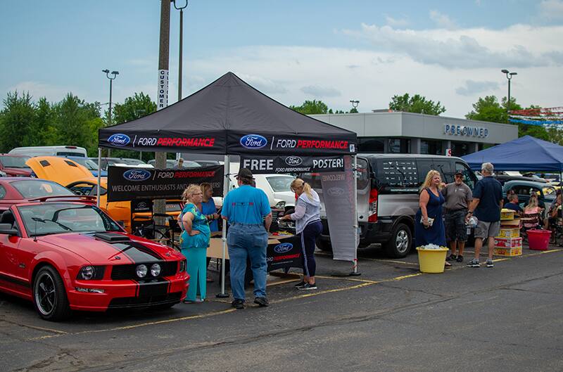 Ford Performance Club Connect display at Gorno Ford