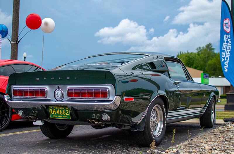 Green GT500 Mustang 1968