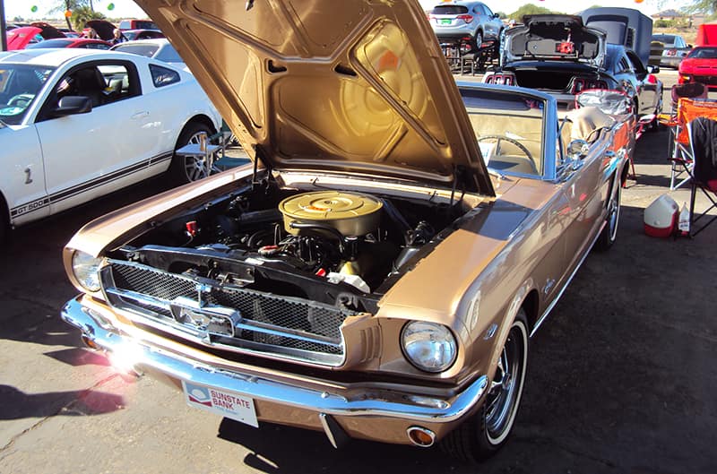 Gold 1966 Mustang