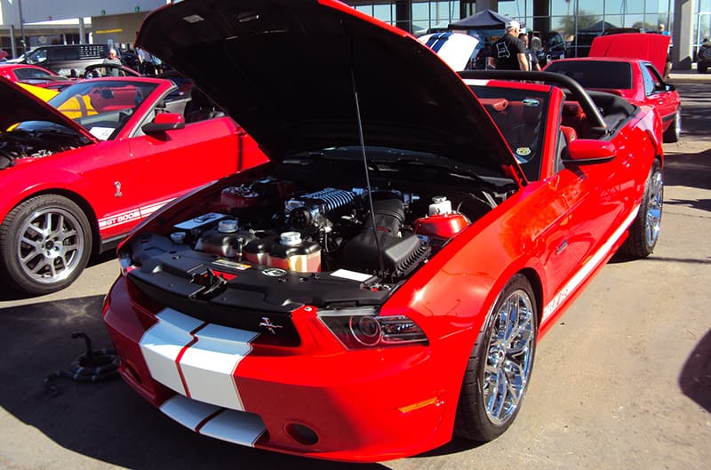 Red GT350 5th gen mustang