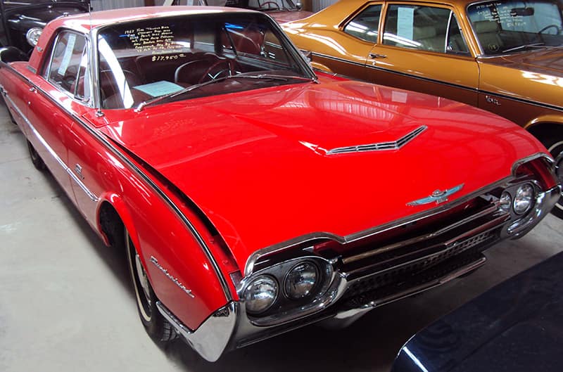 Red Ford thunderbird