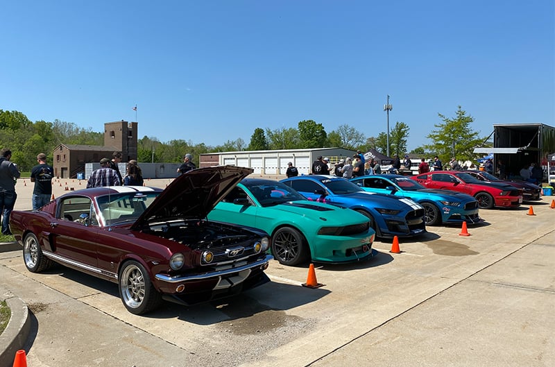 Shelbyfest cars at autocross