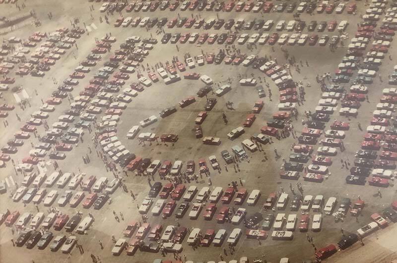 Fords Parked at car show