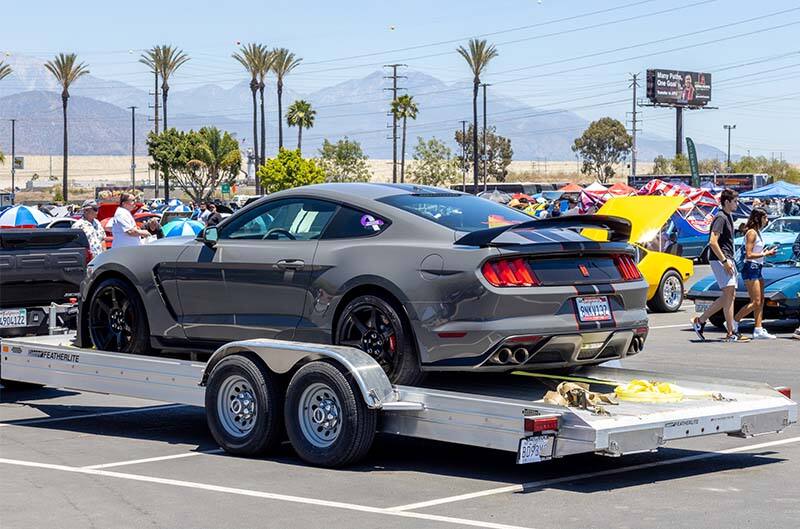 GT350 On Trailer