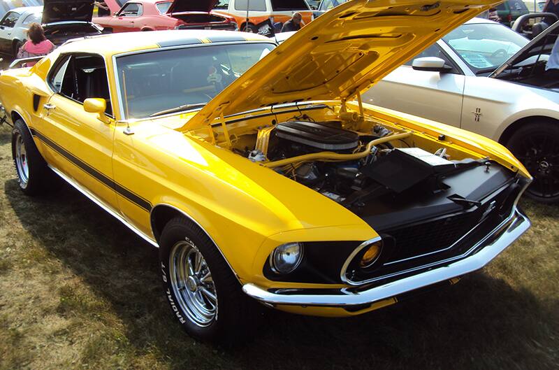 Yellow '60 Mustang