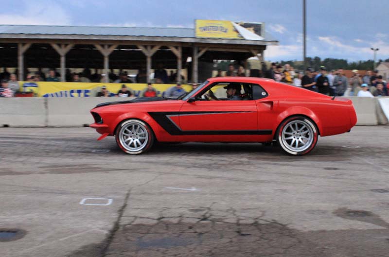 Red '69 Mustang