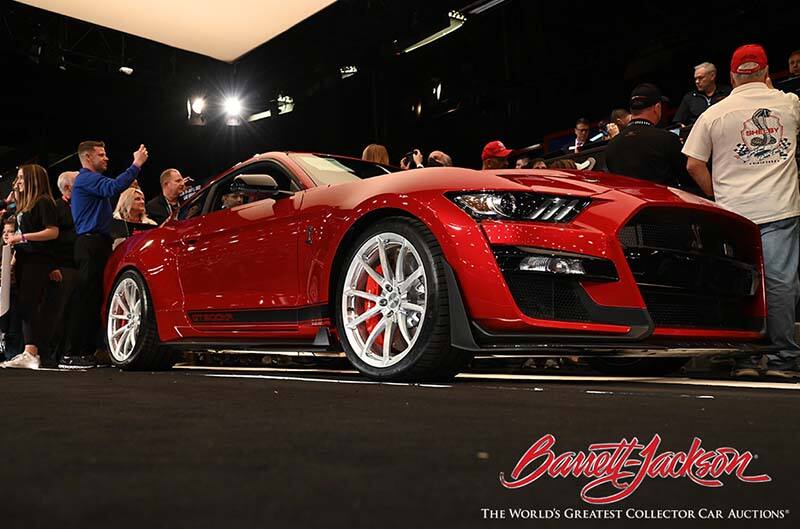 GT500KR on the auction block of barrett Jackson