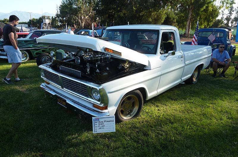 White Ford Truck custom