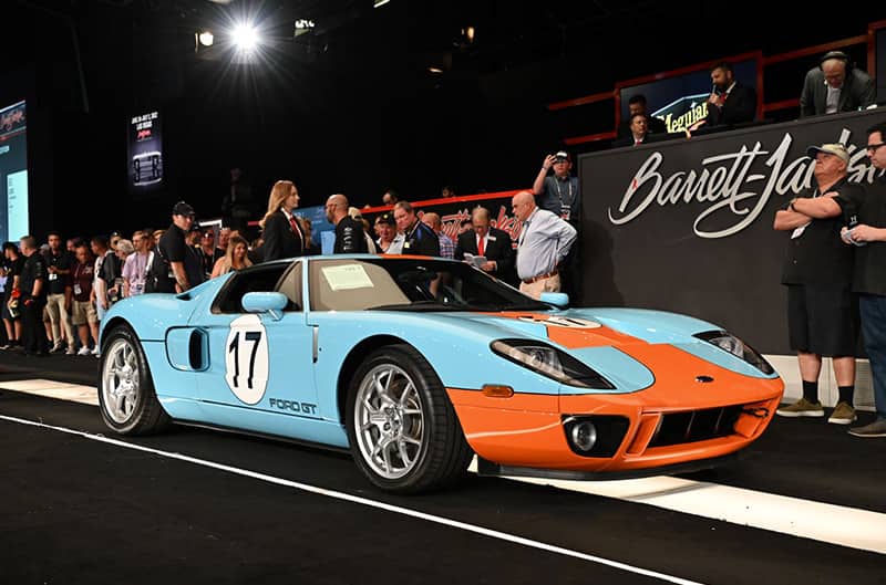 Gulf painted heritage edition ford GT