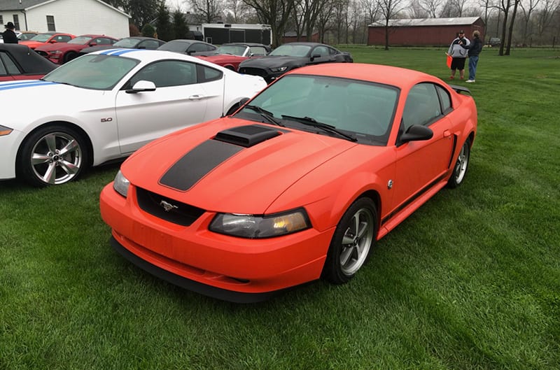 Orange Mach 1 Newedge Mustang