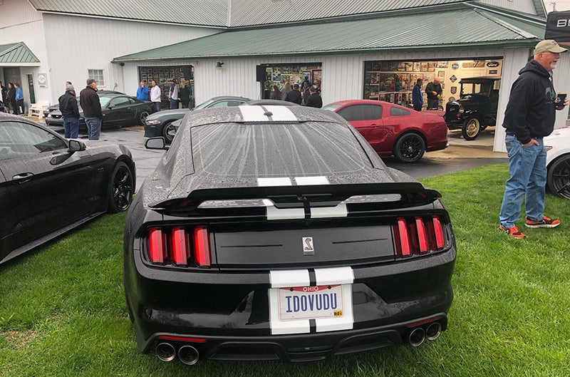 Rear of Shelby Mustang