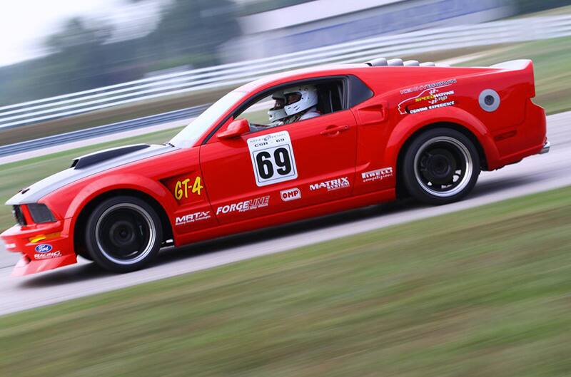 S197 Mustang on track