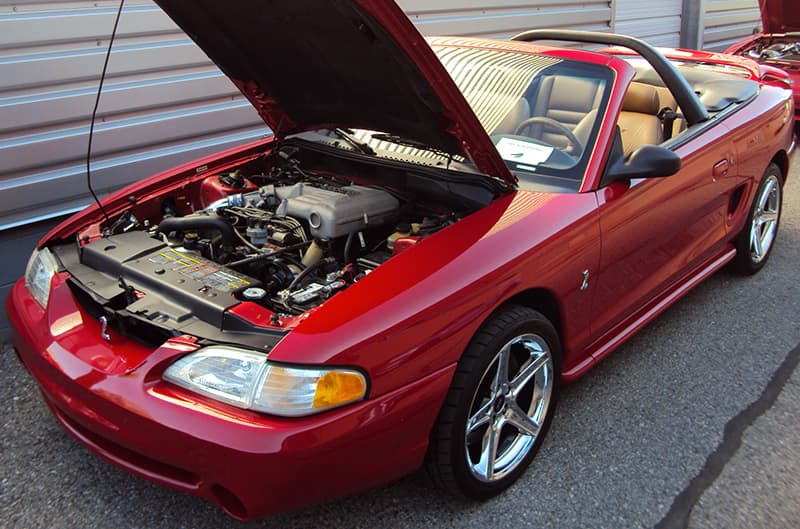 Red Sn95 Cobra convertible