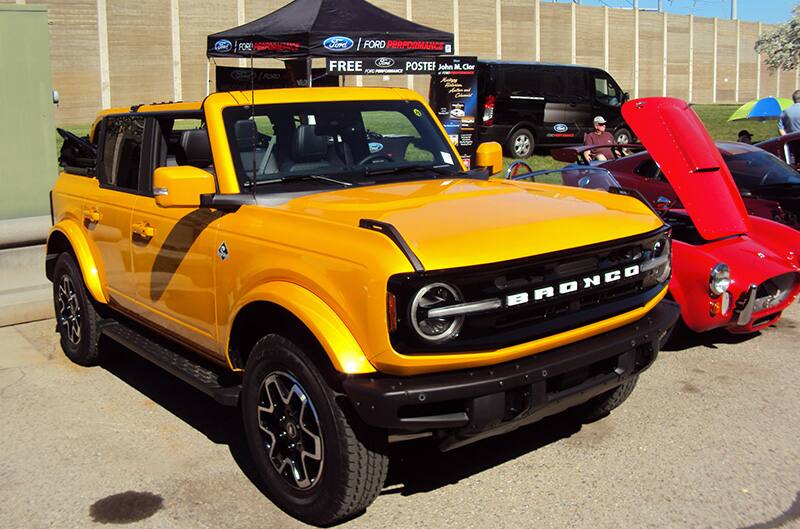 Orange Ford Bronco