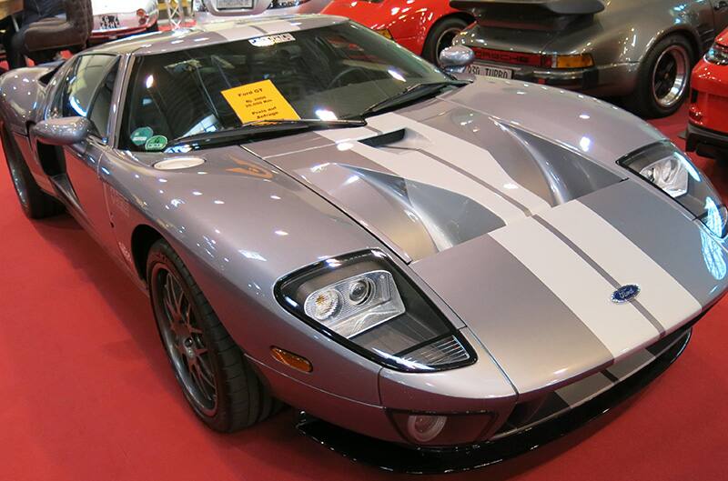 Silver and Gray Ford GT first generation