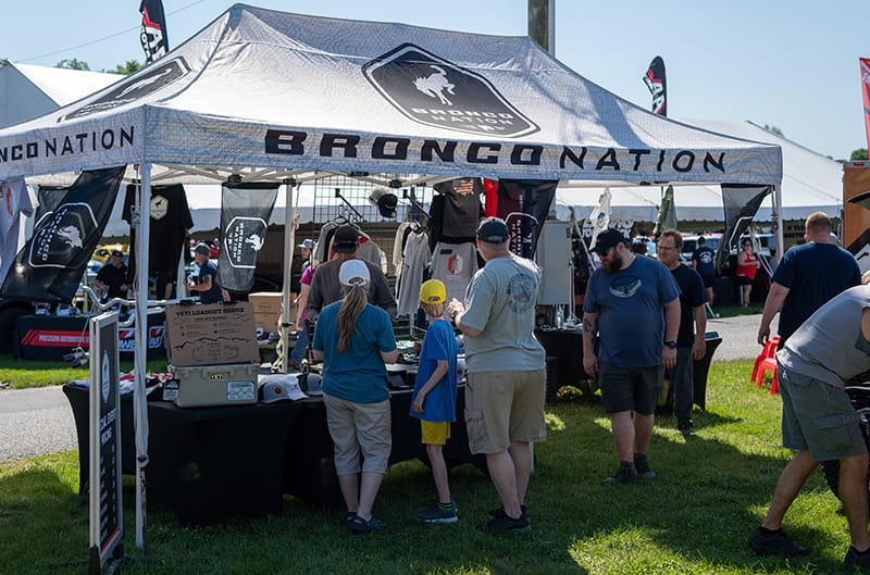 Bronco Nation tent