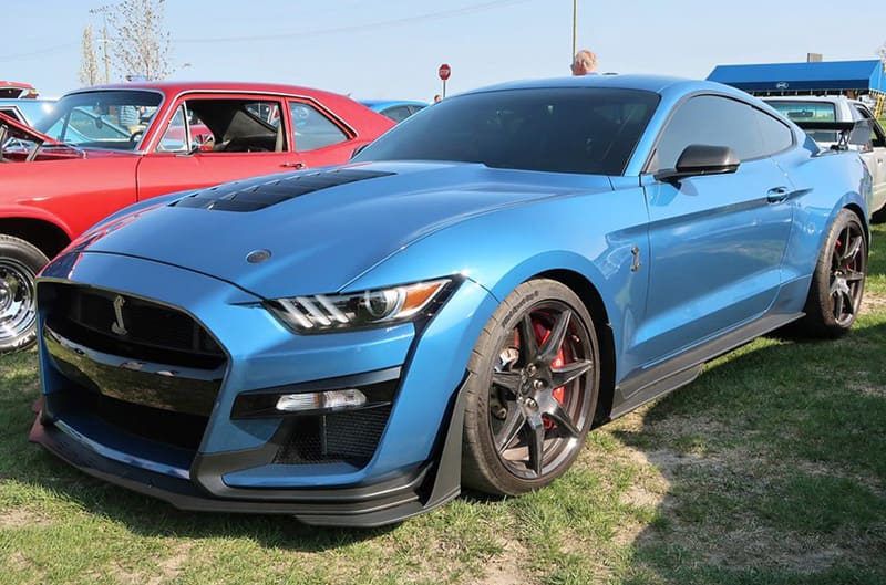 Blue GT500 S550 Mustang