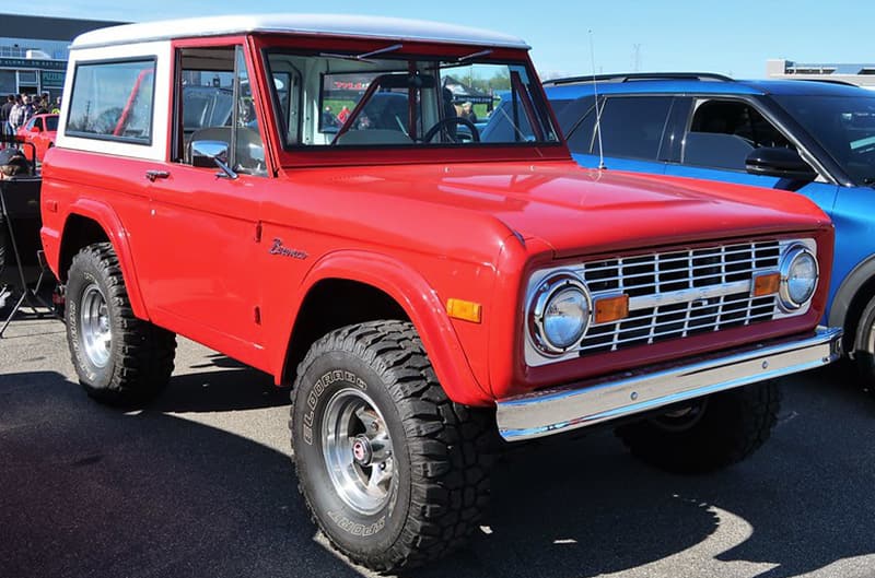 Red ford bronco
