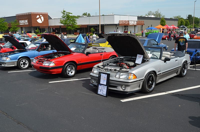 Foxbody section at show