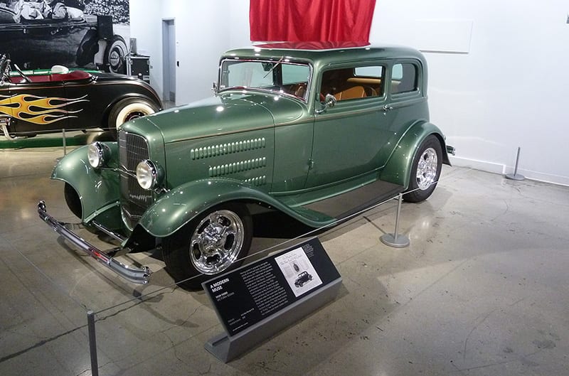 Light green 1932 Ford Coupe